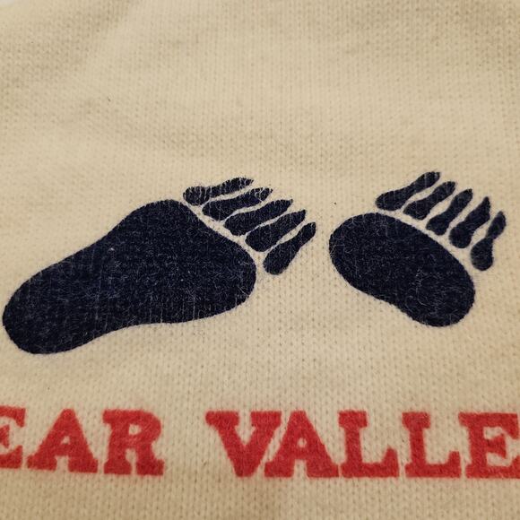 Vintage Bear Valley Ski Hat Beanie Winter Snow Adult Size‎ - Picture 5 of 9